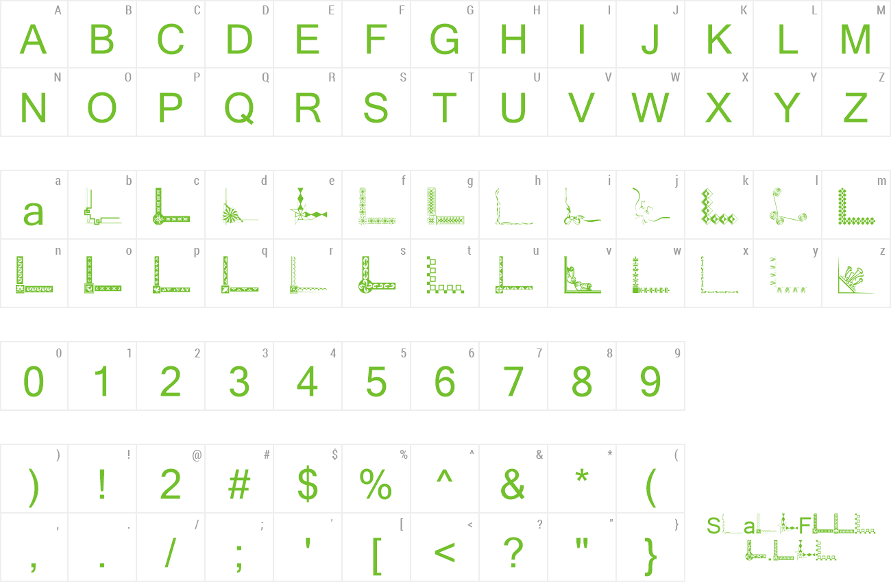 Font Vintage Decorative Corners 28 preview
